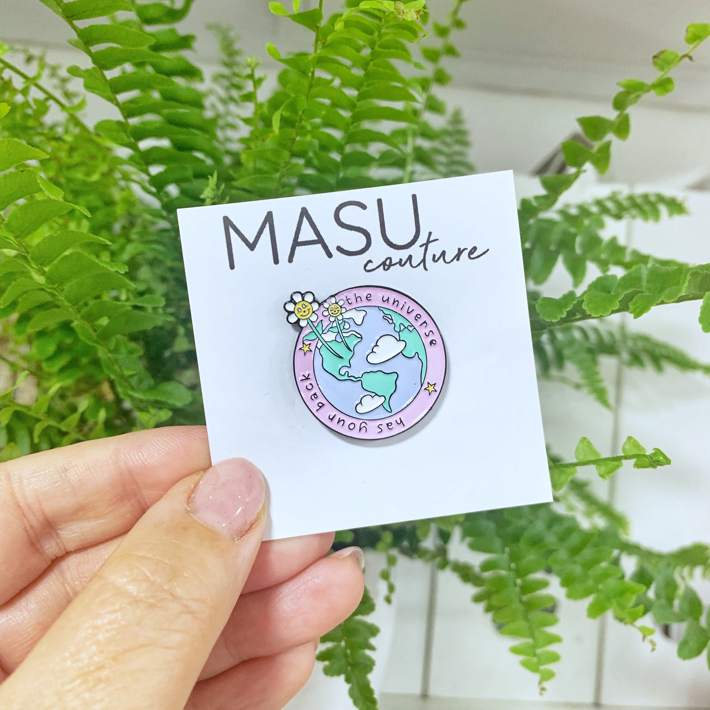 Blumiger Globus - Masu Pin