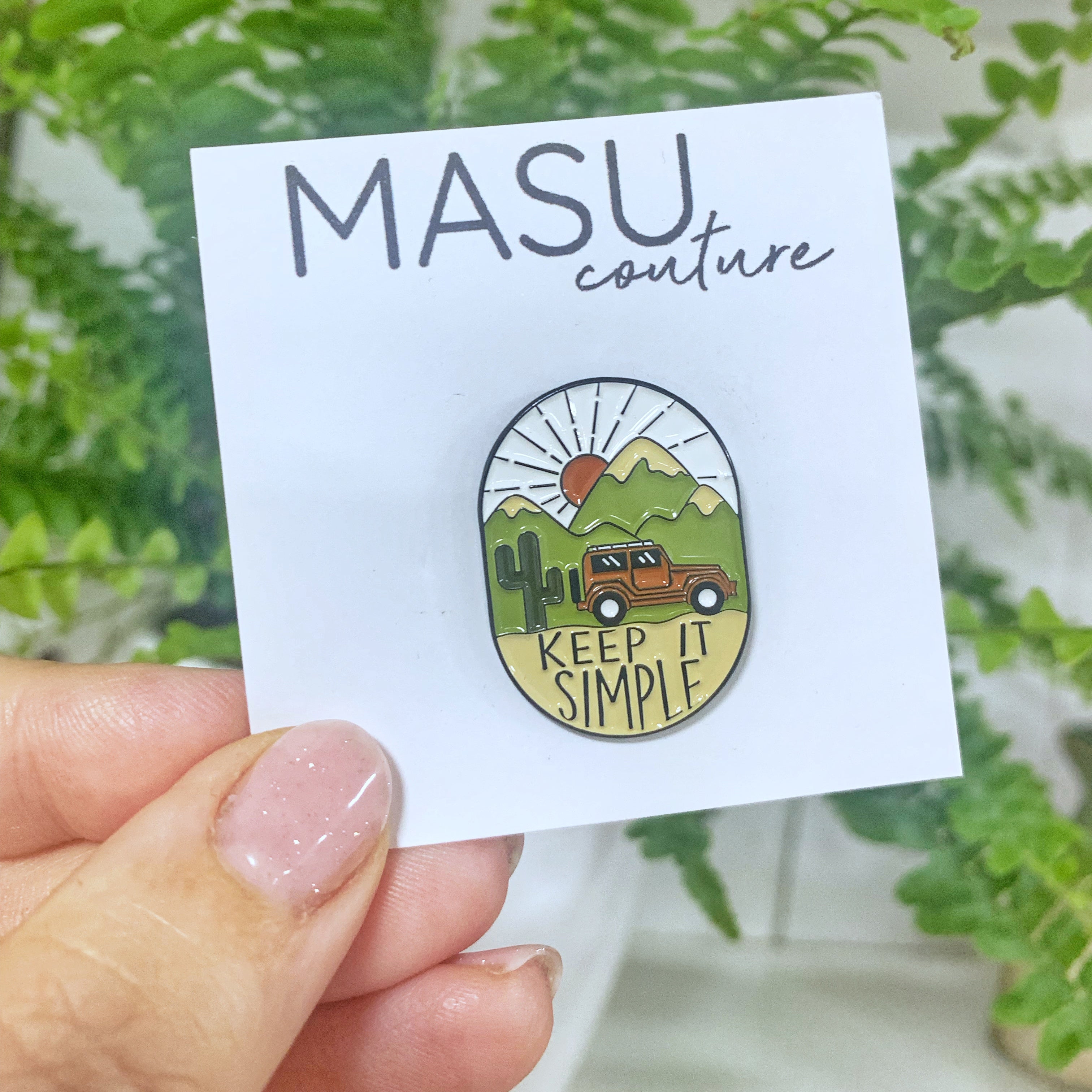 "Keep it simple" Outdoor-Pin - Masu Pin