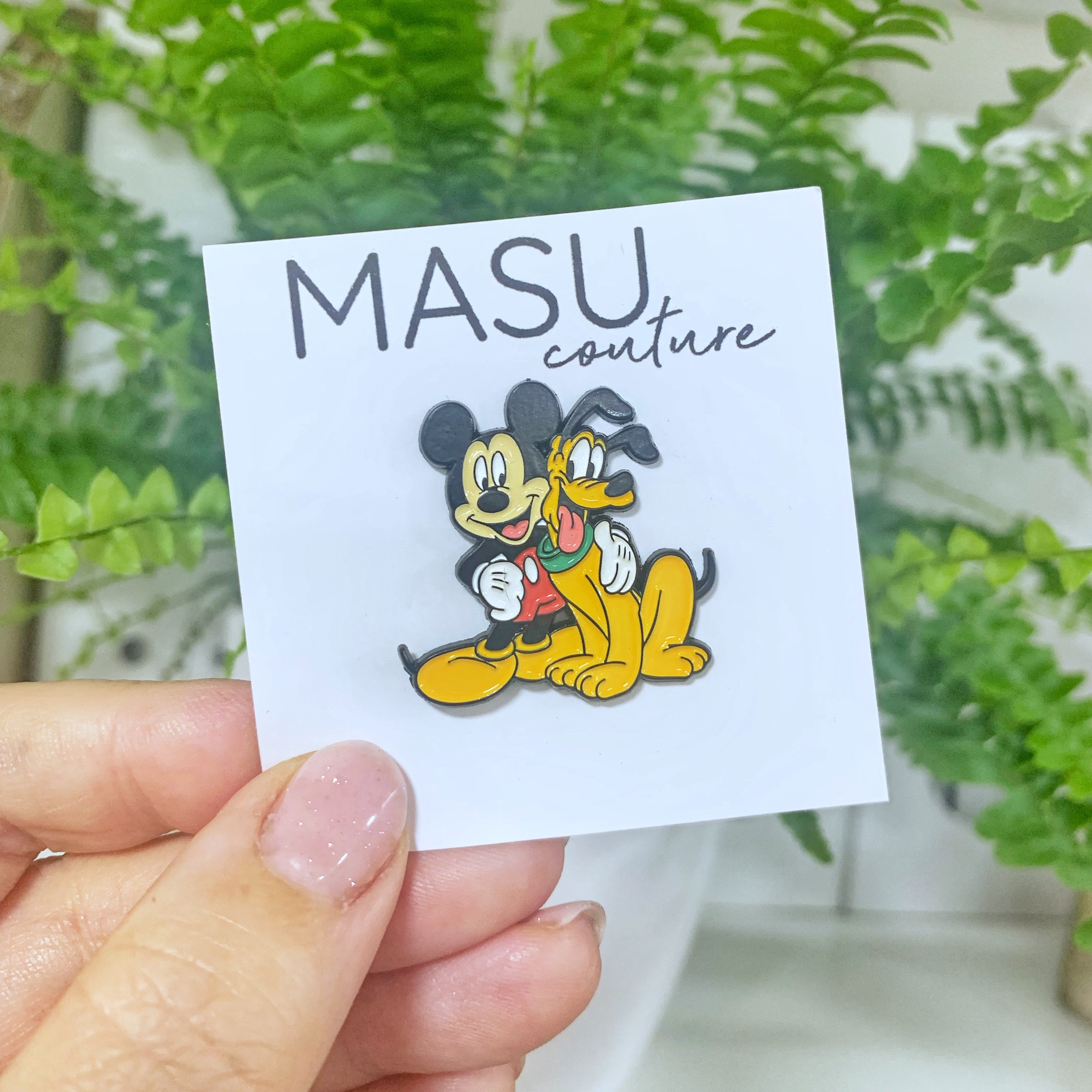 Retro Buddies: Mickey & Pluto - Masu Pin