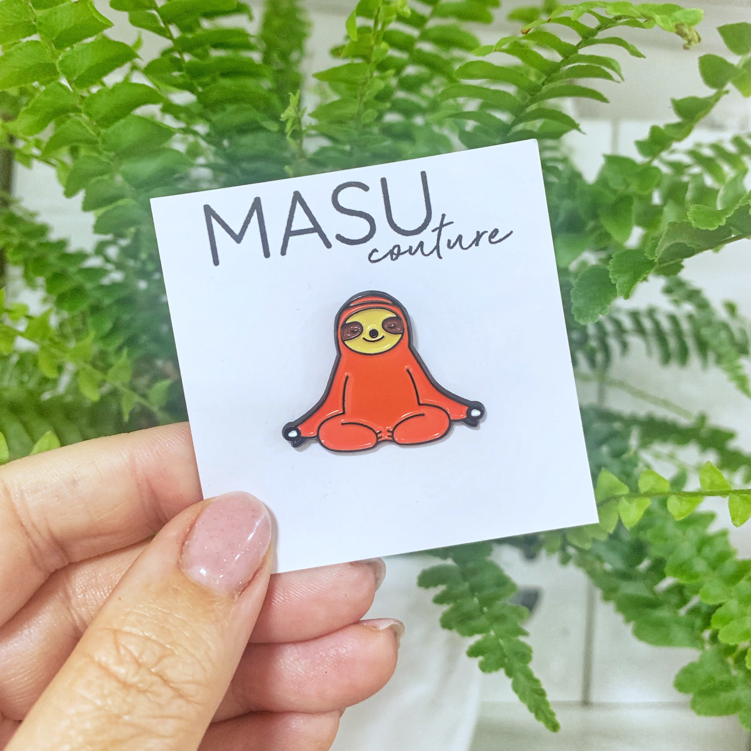 "Namasté" Retro-Faultier - Masu Pin