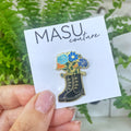 Retro Flower Boots - Masu Pin