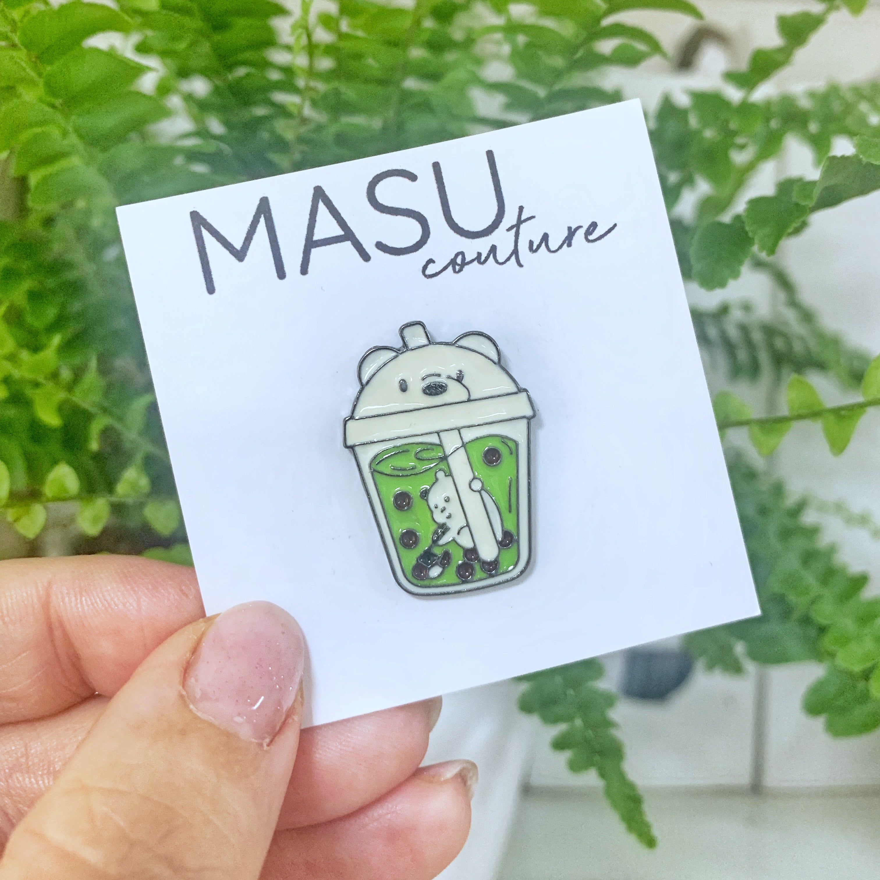 "Eisbär-Boba" Retro-Teatime - Masu Pin