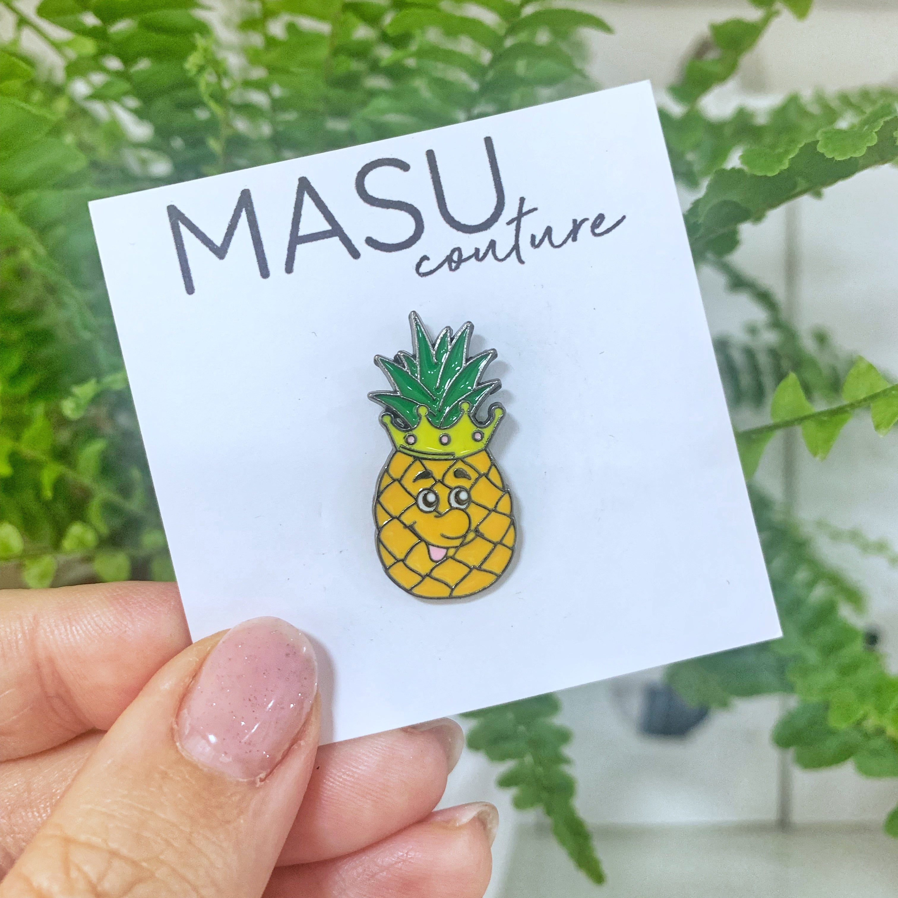 "Tropical Vibes" Retro-Ananas - Masu Pin