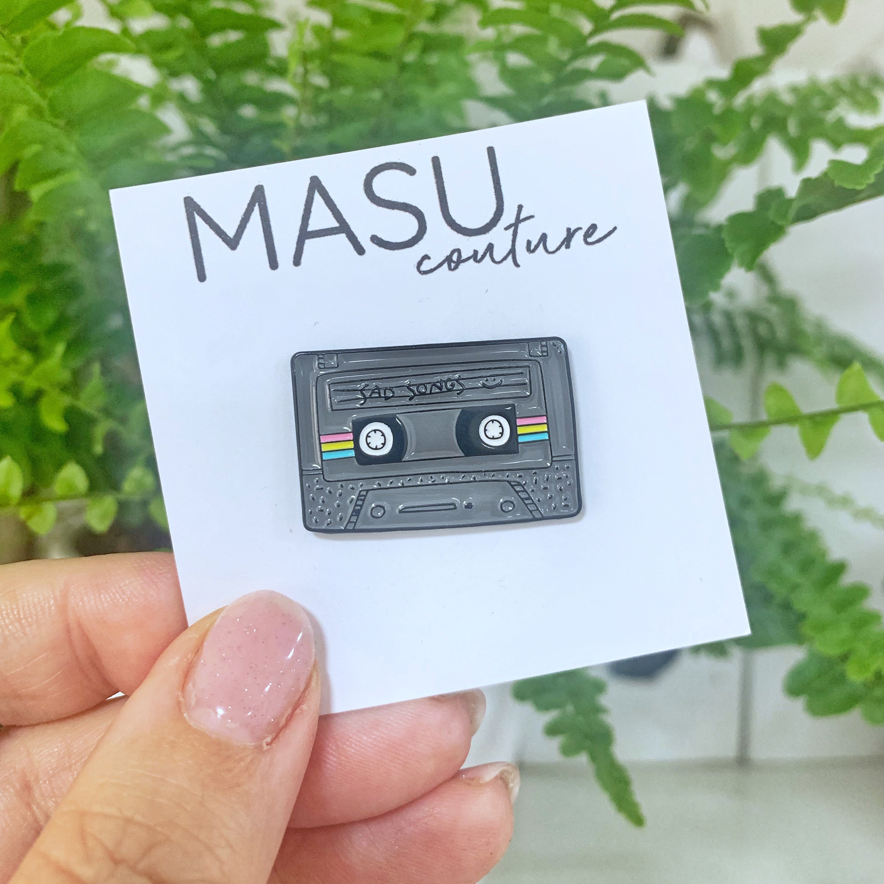 "90s Mixtape Nostalgia" Retro-Kassette - Masu Pin
