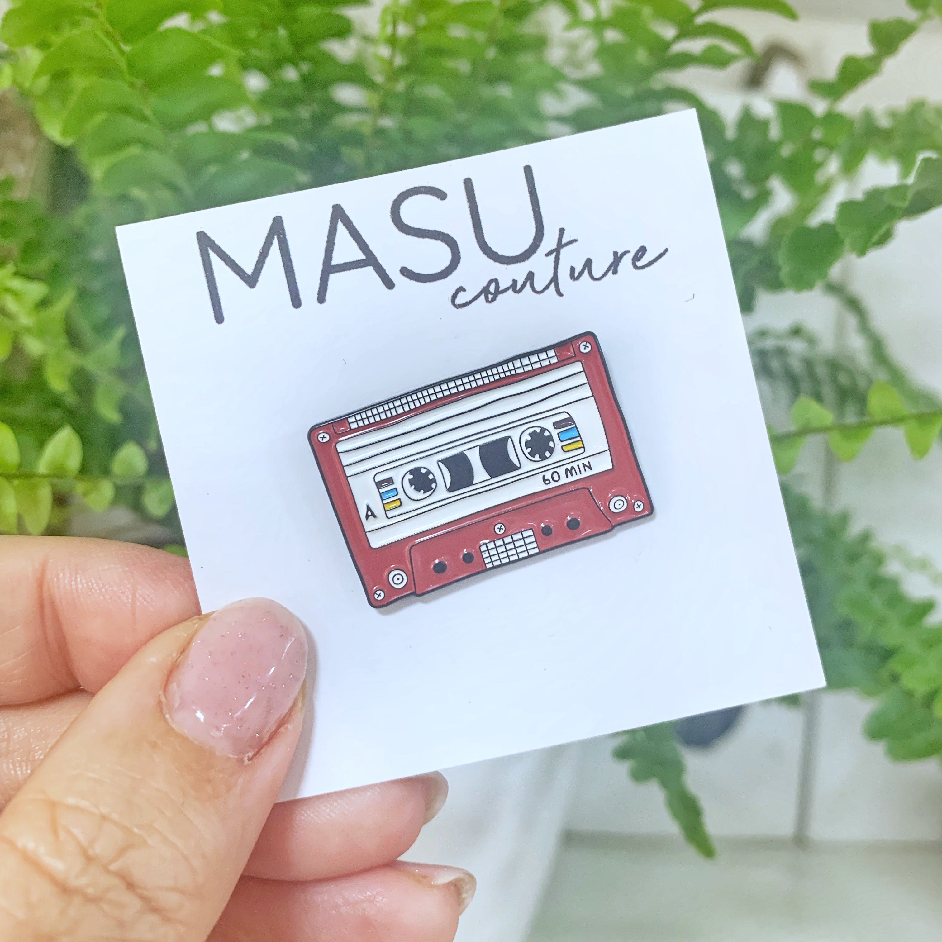 "90s Mixtape Nostalgia" Retro-Kassette - Masu Pin