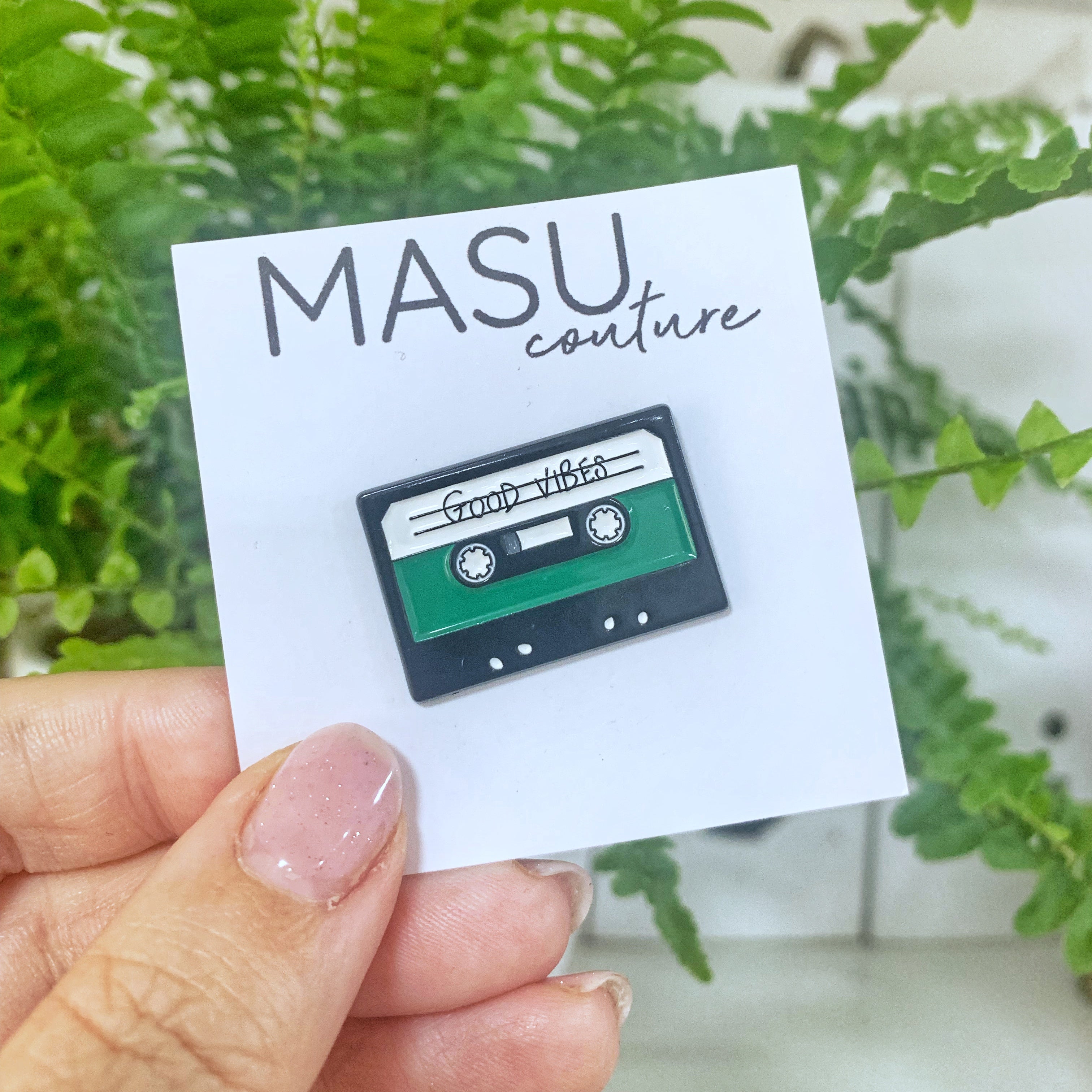 "90s Mixtape Nostalgia" Retro-Kassette - Masu Pin