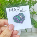 Retro-Skelettherz - Masu Pin