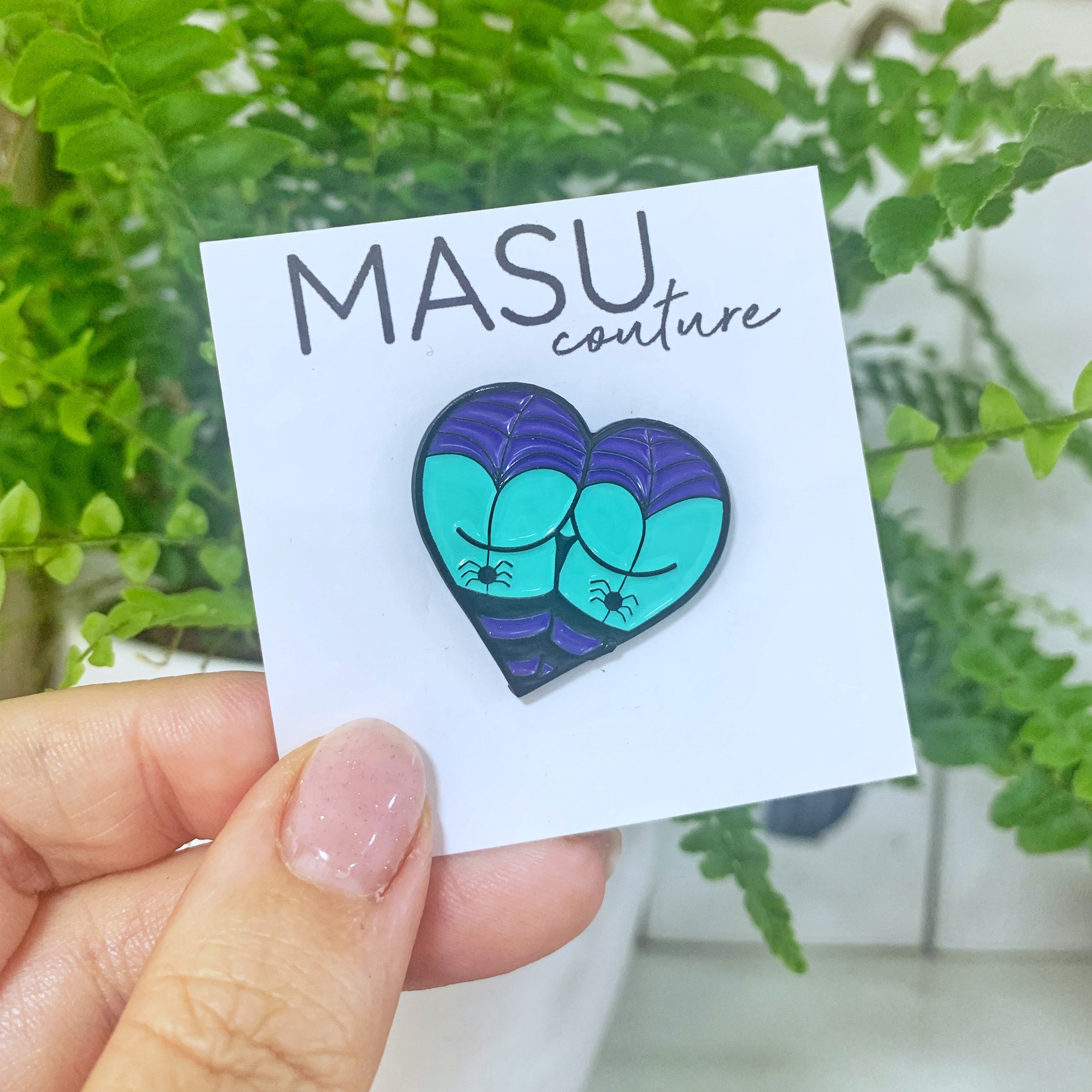 "Spooky Valentine" Halloween-Herz - Masu Pin