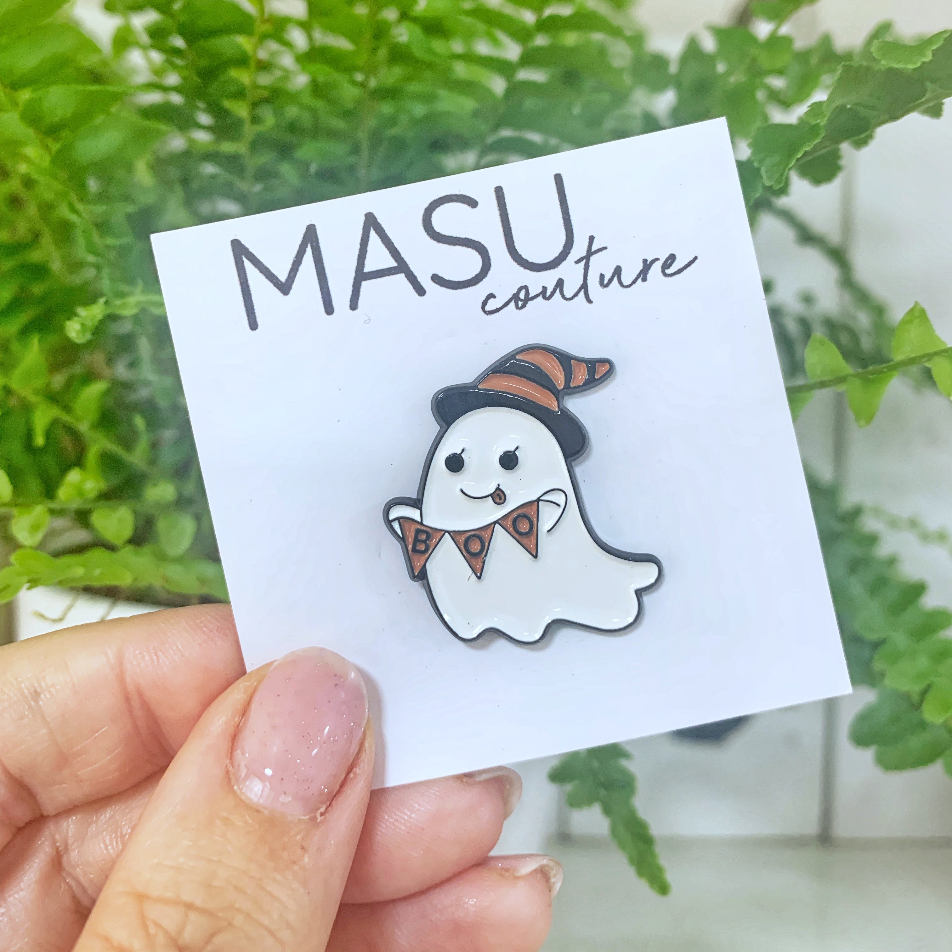"Classic Boo" Retro-Gespenst - Masu Pin