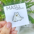 "Ghost Doggo" Hund im Gespensterkostüm - Masu Pin
