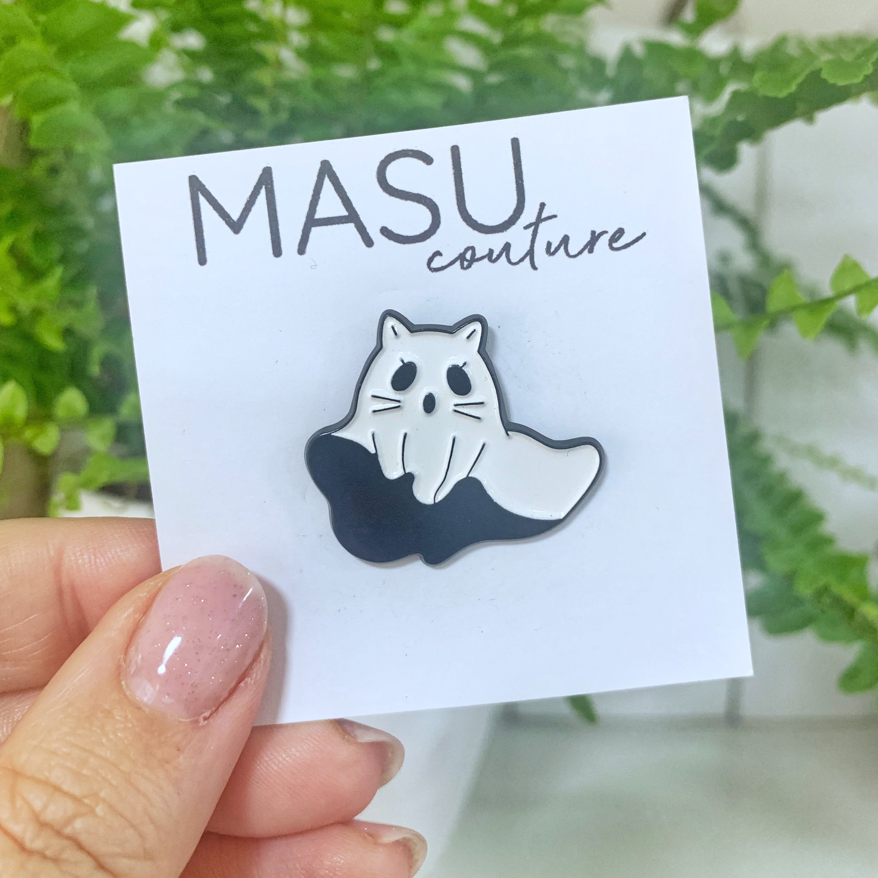 "Ghost Kitty" Gespenster-Kätzchen - Masu Pin