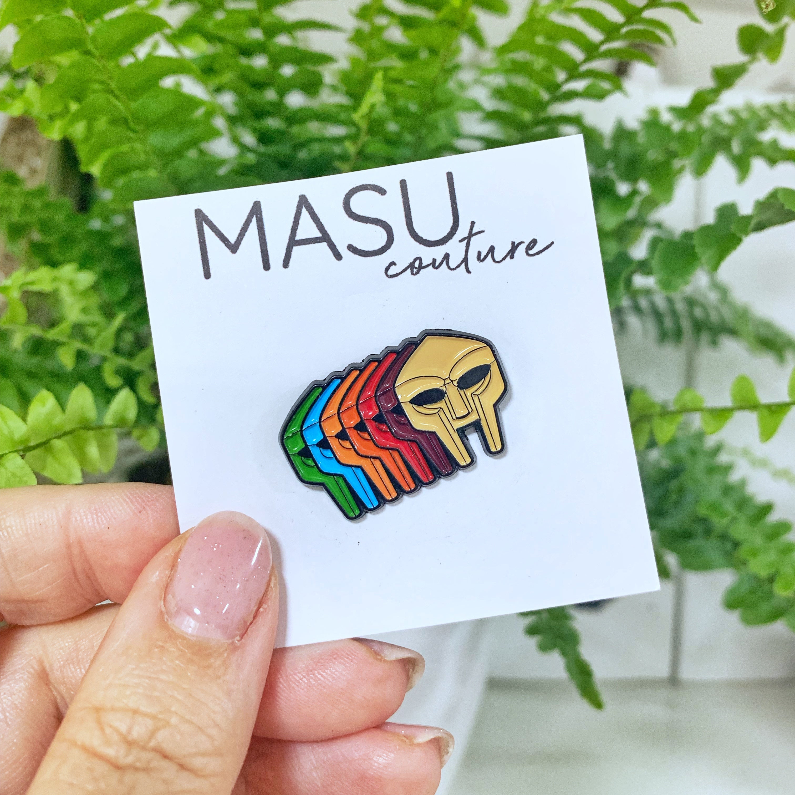 "Madvillain" MF DOOM Masken Hip-Hop - Masu Pin