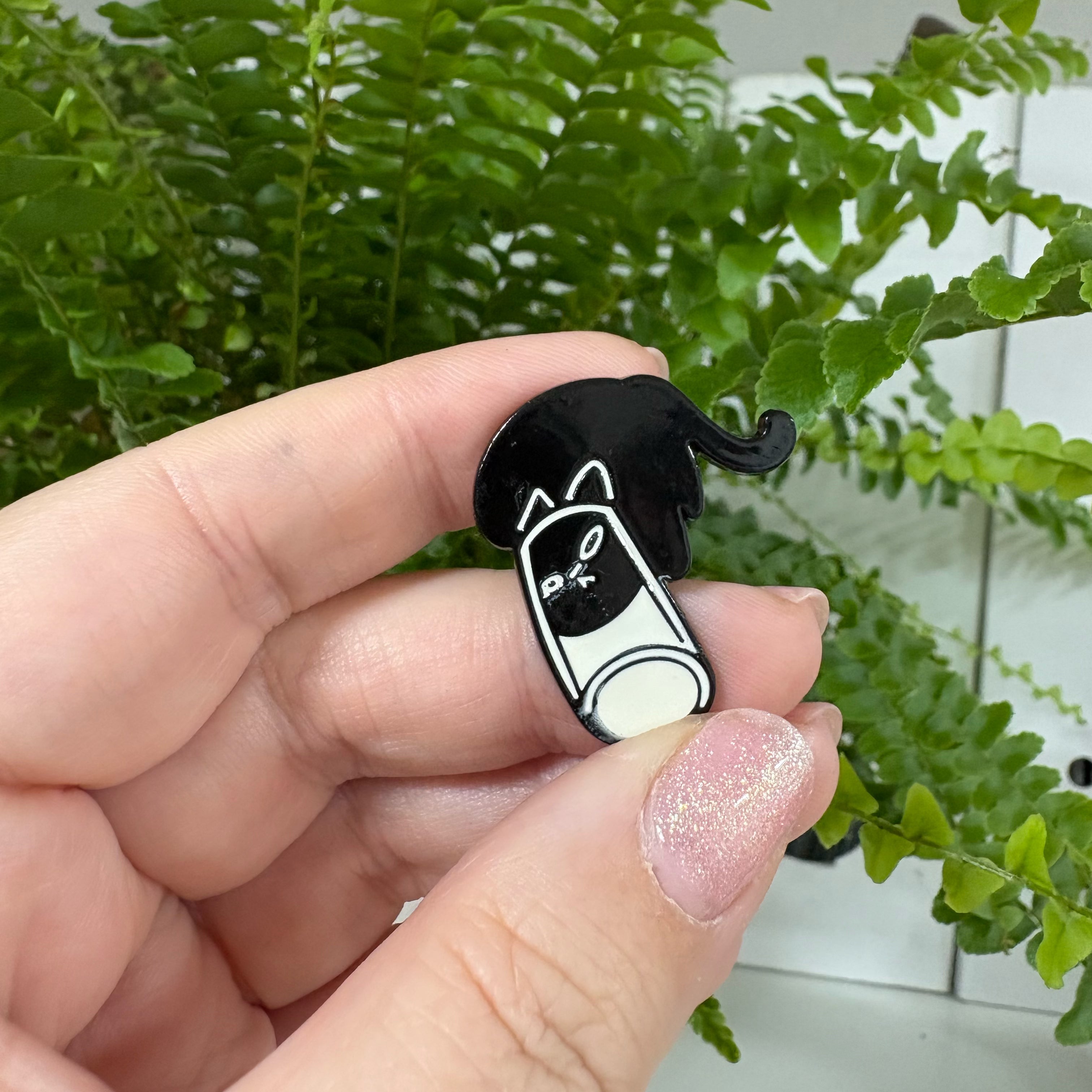 "Neugierige Katze" Katze im Glas - Masu Pin
