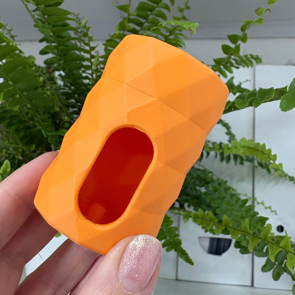 MASU Kotbeutelspender | Geometrischer Premium Gassitüten-Halter - Orange