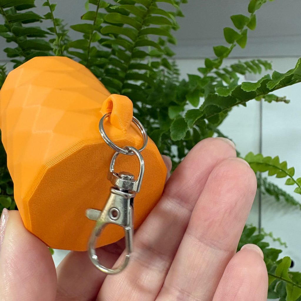 MASU Kotbeutelspender | Geometrischer Premium Gassitüten-Halter - Orange
