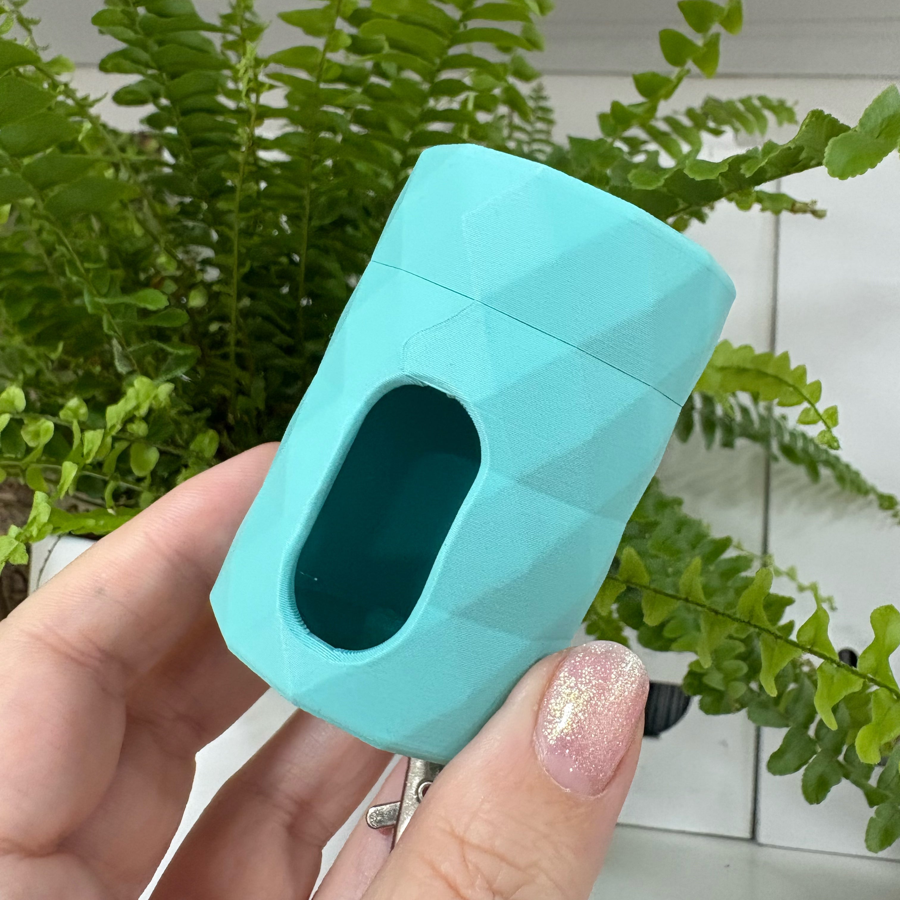 MASU Kotbeutelspender | Geometrischer Premium Gassitüten-Halter - Teal