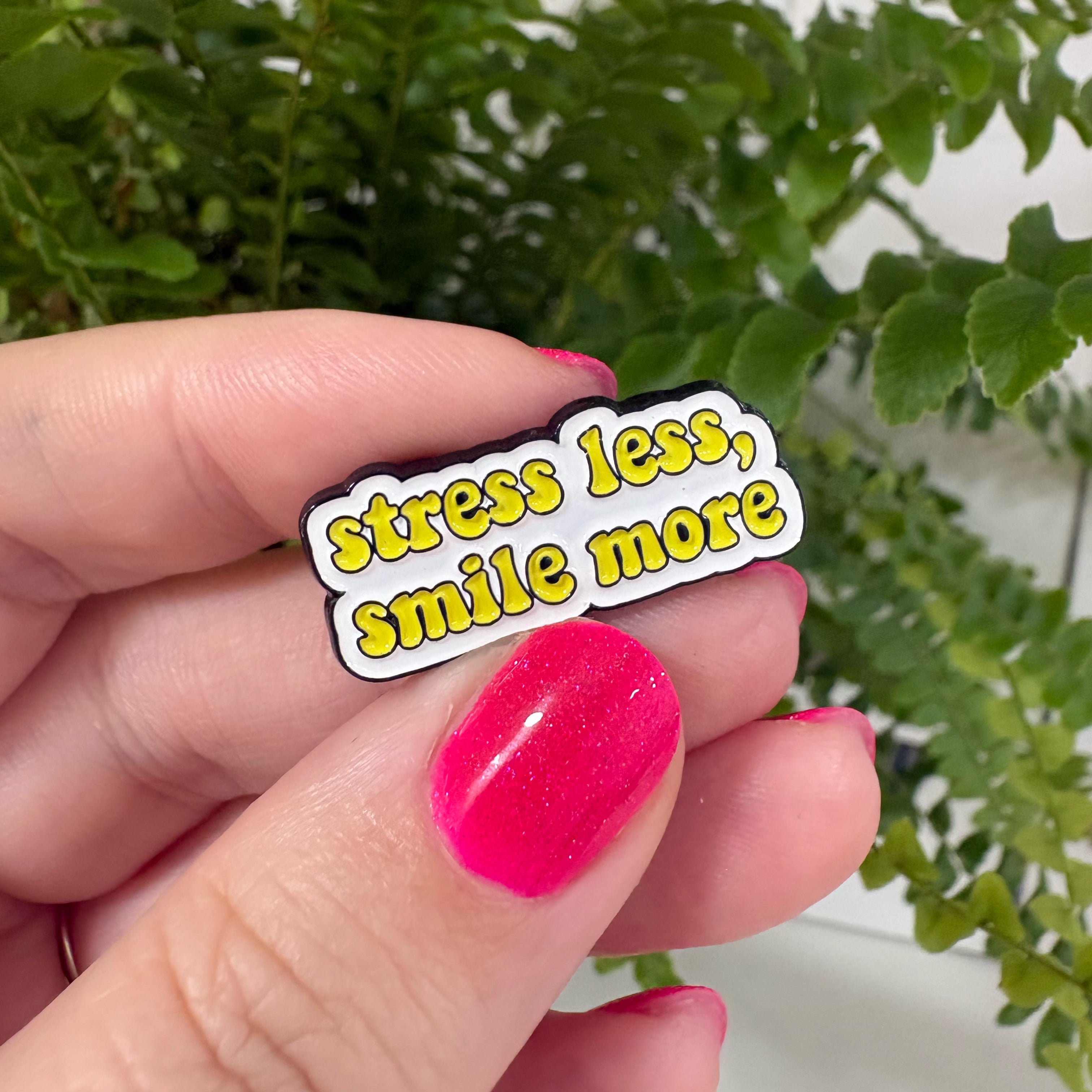 "Stress less, smile more" – Masu Pin