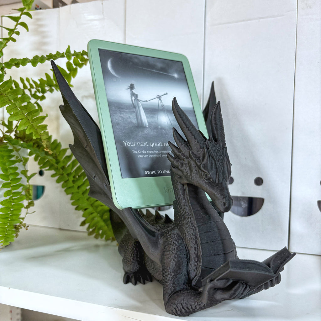 Drachen eReader Halterung – Lese-Drache Kindle Ständer für Bookish Fantasy Fans
