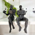 Xaden & Violet 3D Figuren Set – Fourth Wing Kantenhocker Bücherregal-Deko