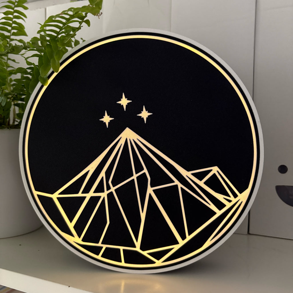 Velaris Shadow Box mit LED-Beleuchtung – ACOTAR Nachttischlampe & Wanddeko