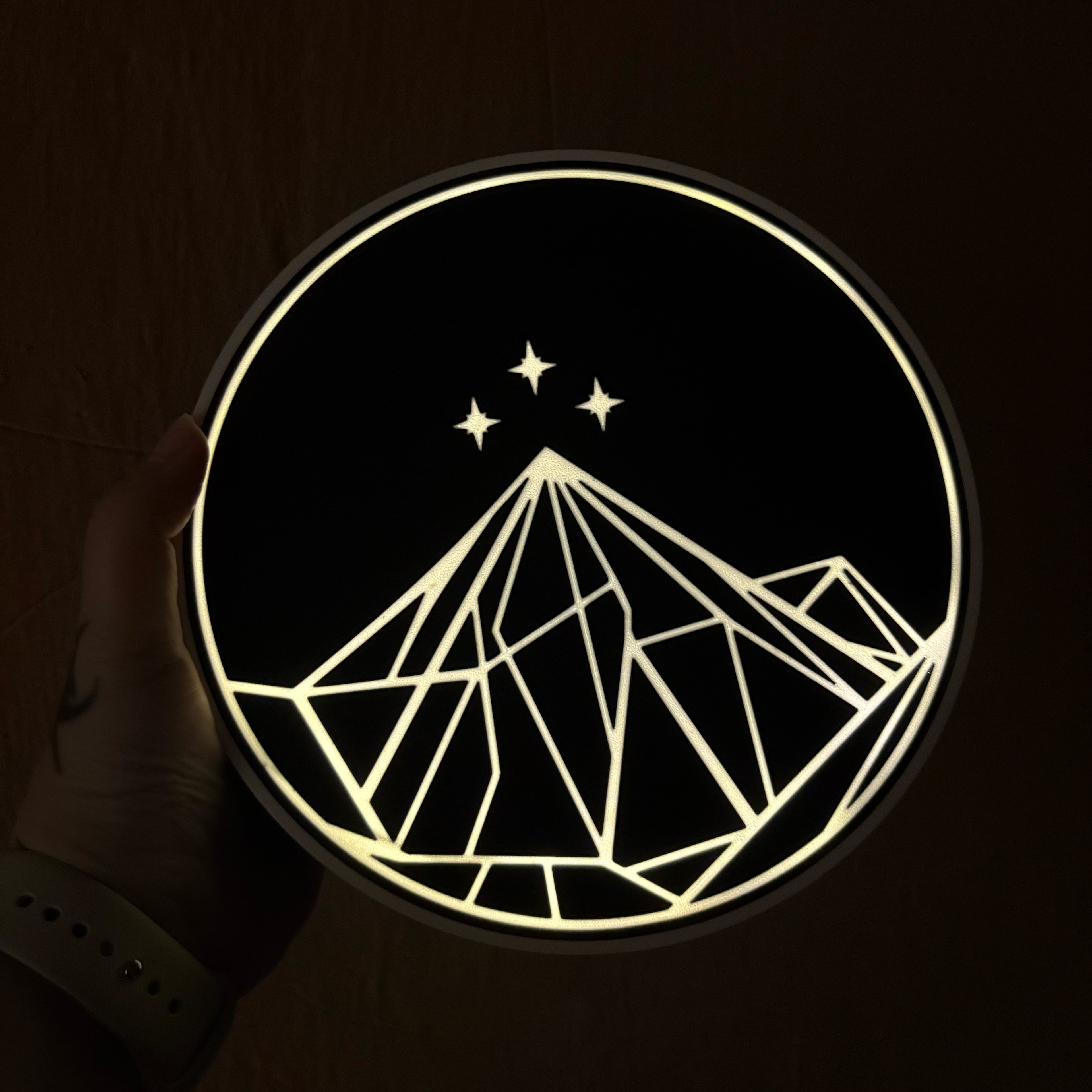 Velaris Shadow Box mit LED-Beleuchtung – ACOTAR Nachttischlampe & Wanddeko